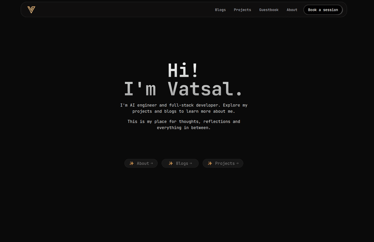 Personal Portfolio v2.0